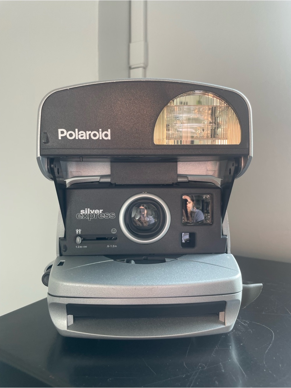 Polaroid Silver Express 600 Instant Camera 600 Film Type, Silver